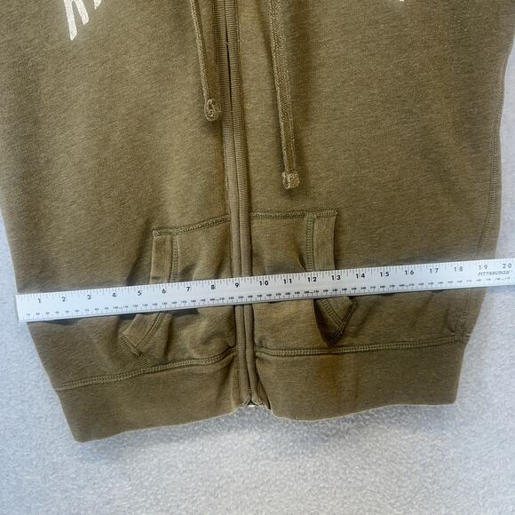 Vintage Polo Jeans Company Ralph Lauren Hoodie Sweatshirt Size L Green Full Zip - Picture 12 of 12